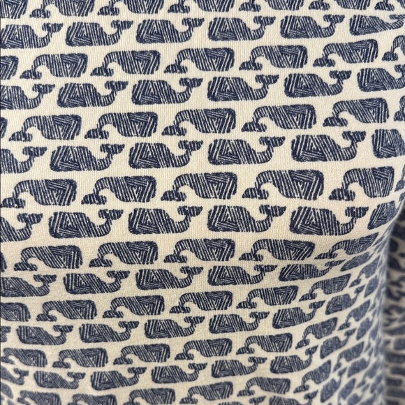 Vineyard Vines Blue Elephant Pattern Dress E2 - Picture 3 of 4